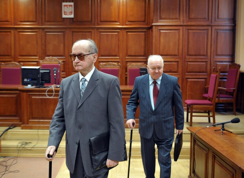 Wojciech Jaruzelski i Stanisław Kania w sądzie /AFP