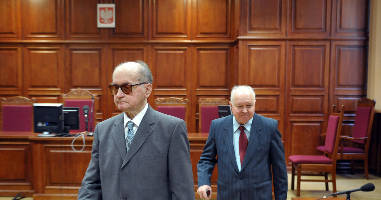 Wojciech Jaruzelski i Stanisław Kania w sądzie /AFP