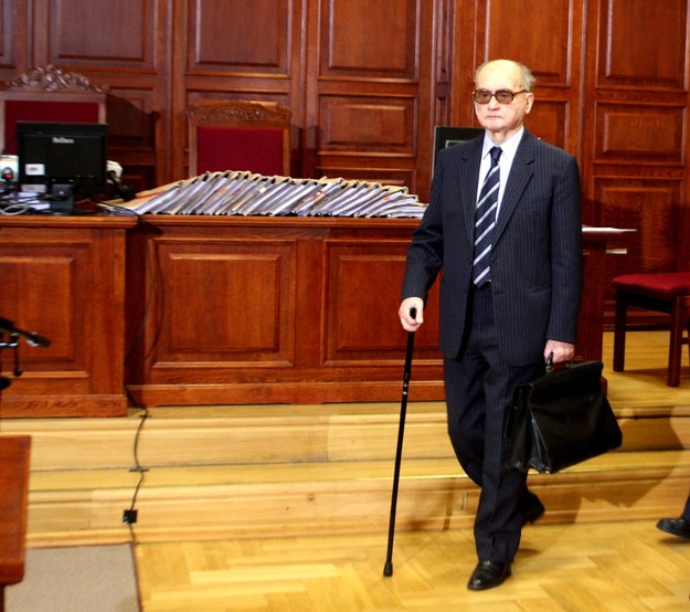 Wojciech Jaruzelski podczas procesu autorów stanu wojennego w 2009 roku / 	Tomasz Gzell    /PAP