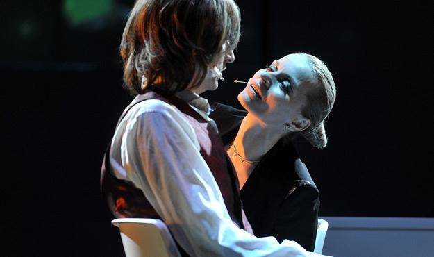 Wojciech Mecwaldowski i Małgorzata Foremniak w musicalu "Chopin musi umrzeć" /AKPA