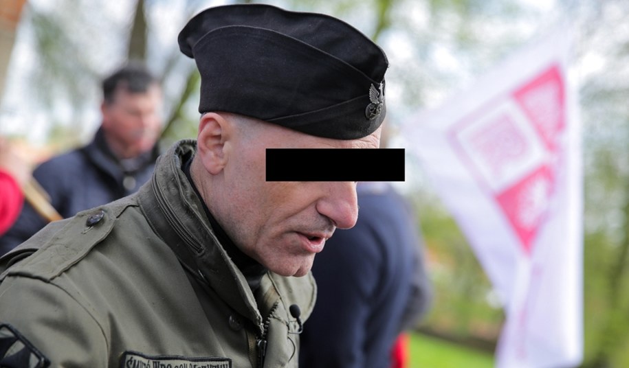 Wojciech O. "Jaszczur" na zdj. z 2023 r. /Tomasz Waszczuk /PAP