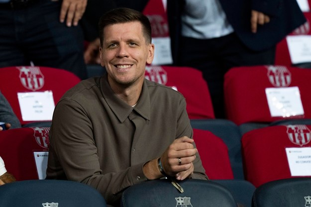 Wojciech Szczęsny na trybunach stadionu w Barcelonie /Siu Wu /PAP/DPA