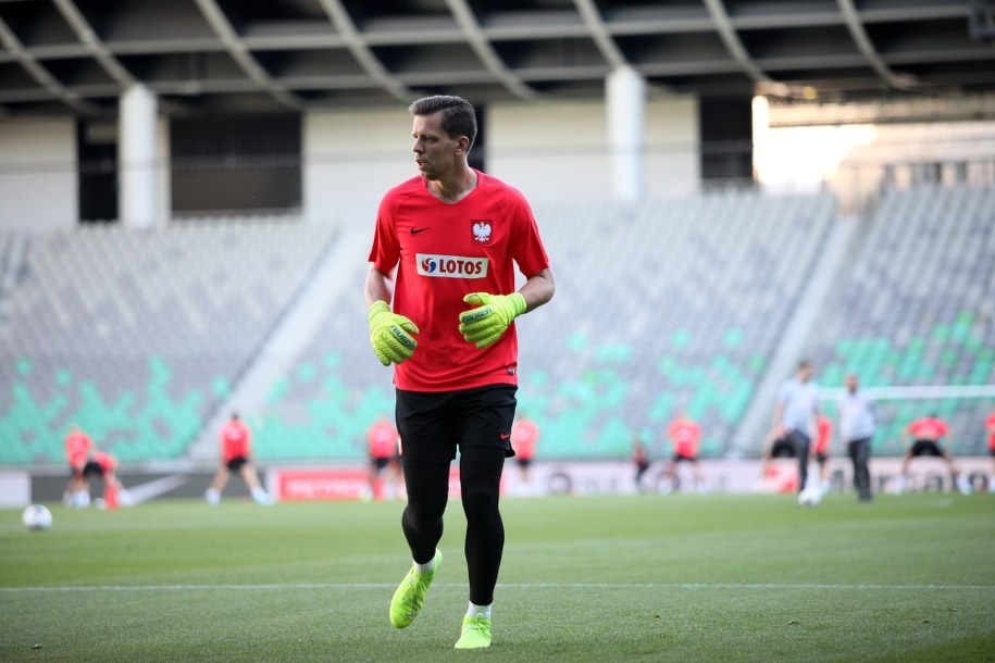 Wojciech Szczęsny podczas treningu reprezentacji Polski /Leszek Szymański /PAP