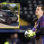 Wojciech Szczęsny przyłapany. Naprawdę jeździ chińskim samochodem
