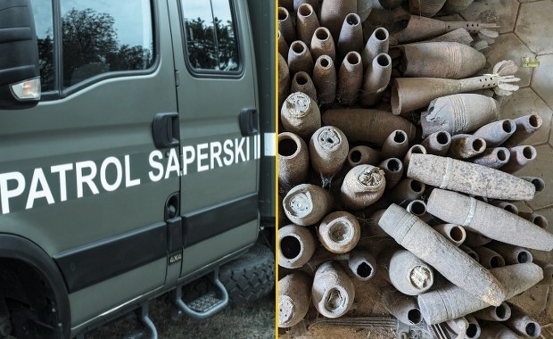 Wojenny arsenał zabezpieczony. Natknął się na niego grzybiarz