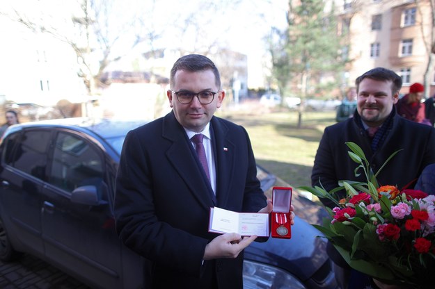 Wojewoda małopolski Łukasz Kmita i wiceprzewodniczący Rady Miasta Krakowa Michał Drewnicki /	Łukasz Gągulski /PAP