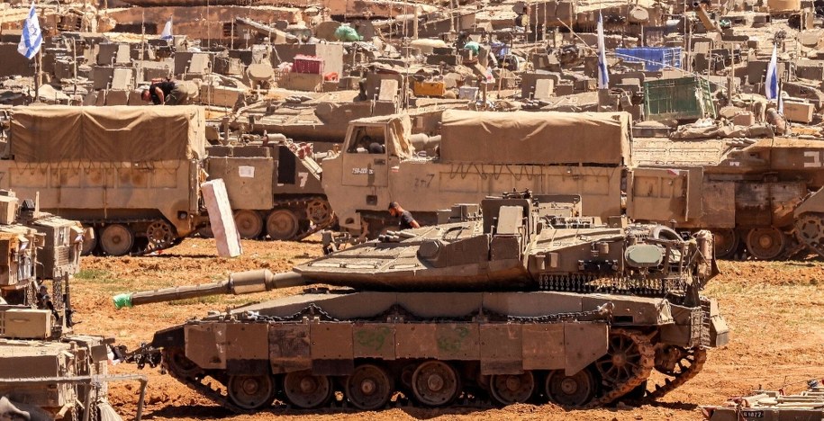 Wojna Izraela z Hamasem rok 2024 / JACK GUEZ/AFP  /East News