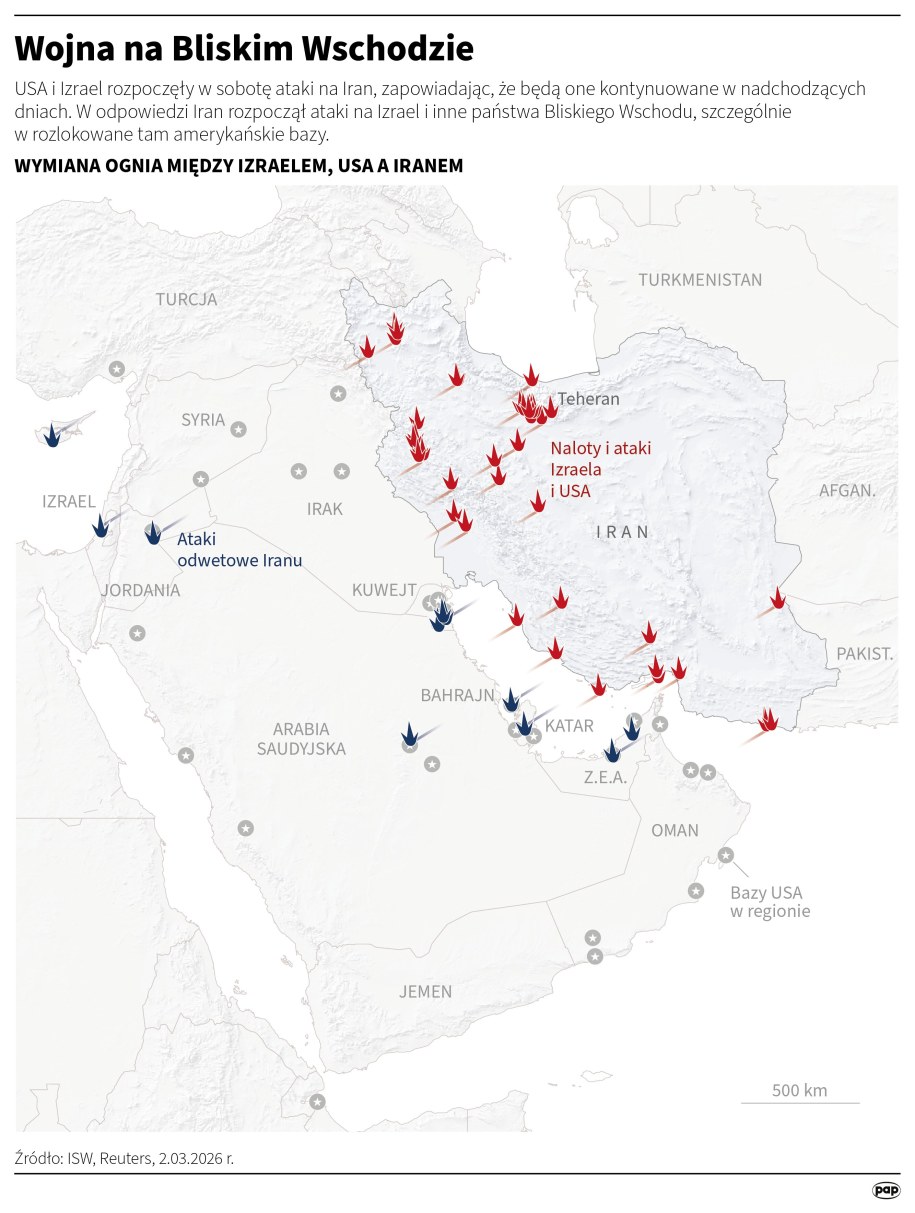 Wojna na Bliskim Wschodzie /Adam Ziemienowicz /PAP/REUTERS