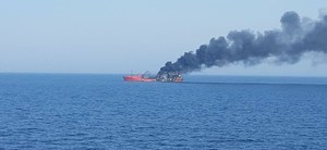 Wojna na Ukrainie: Rosyjska rakieta trafiła w statek pod banderą Panamy
