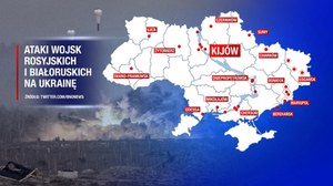 Wojna Ukraina-Rosja. Gdzie zaatakowali Rosjanie? ZOBACZ MAPĘ