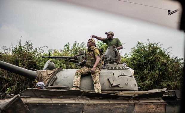 Wojna w Kongo. Wspierane przez Rwandę siły zajęły Gomę