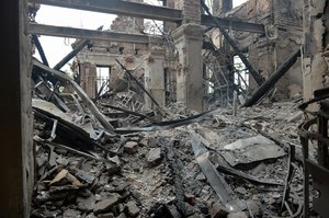 Wojna w Ukrainie. Charków niszczeje pod ostrzałem. W Kijowie zawyły syreny