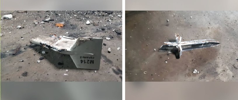 Wojna w Ukrainie. Rosyjski dron zestrzelony w pobliżu Kupiańska /Centrum Komunikacji Strategicznej Sił Zbrojnych Ukrainy/Telegram /