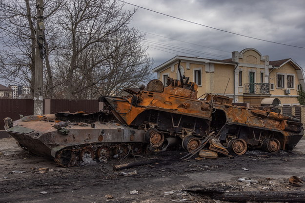Wojna w Ukrainie trwa już półtora miesiąca /ROMAN PILIPEY /PAP/EPA