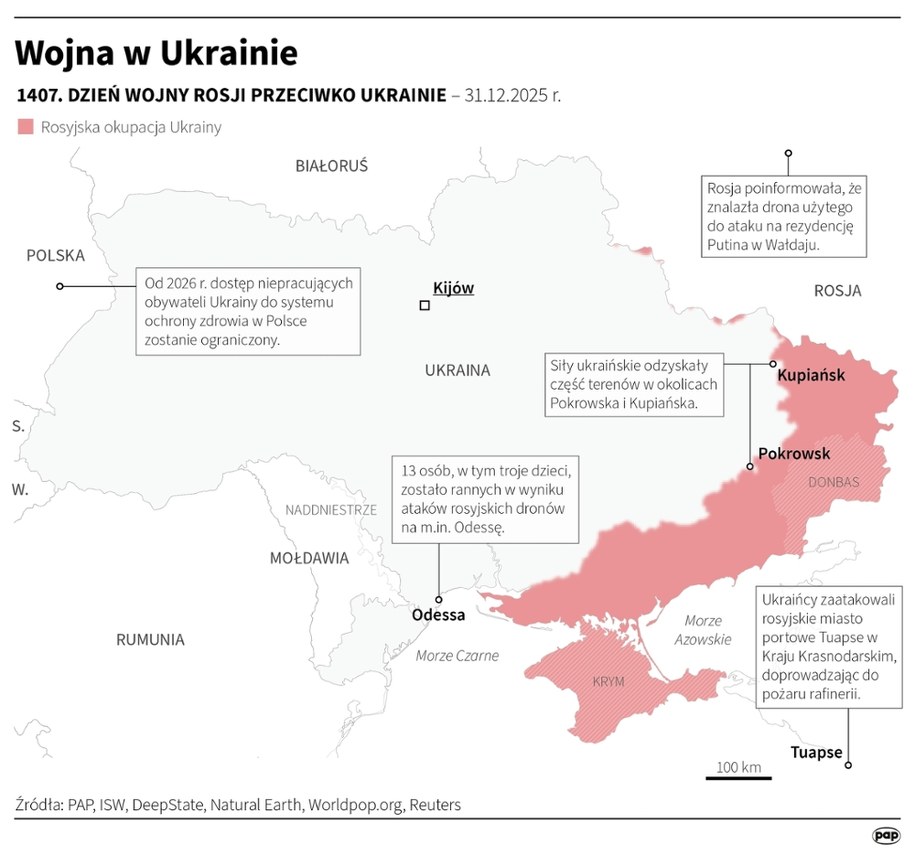 Wojna w Ukrainie /Mateusz Krymski /PAP