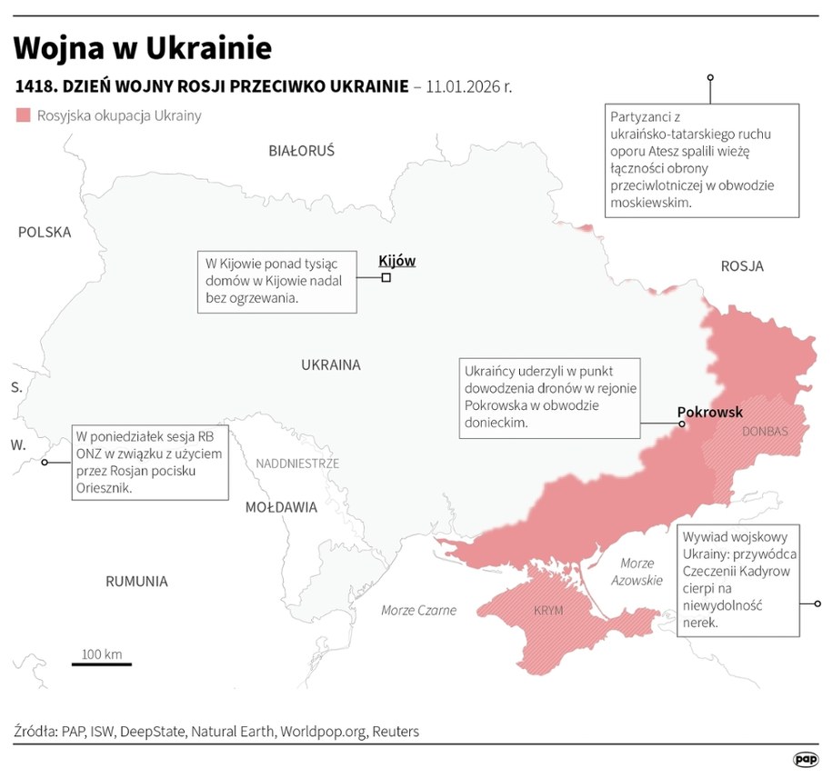 Wojna w Ukrainie /Adam Ziemienowicz /PAP