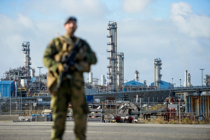 Wojna wkracza w etap sabotażu krytycznej infrastruktury. Norwegowie zaczynają chronić swoje instalacje gazowe (na zdj.) /AFP
