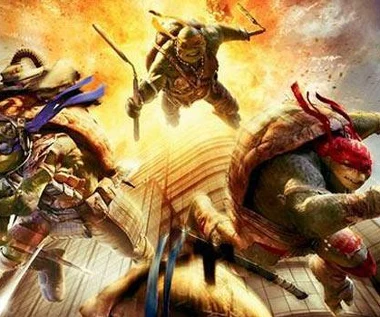 "Wojownicze Żółwie Ninja" i płonący wieżowiec