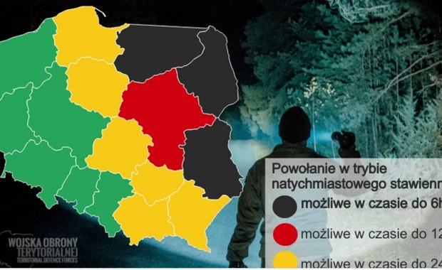 Wojska Obrony Terytorialnej w gotowości. "Podnosimy alert" 