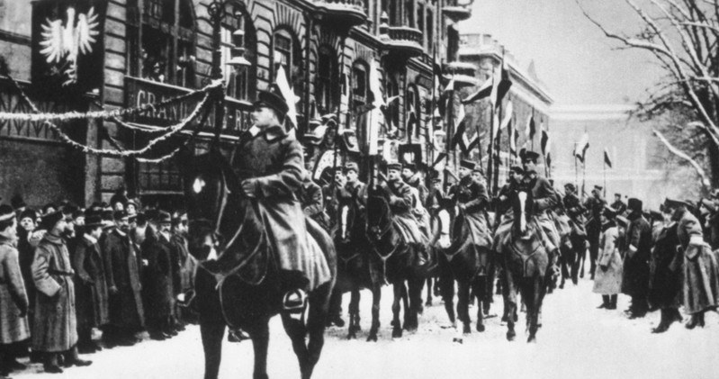 Wojska wielkopolskie na ulicach Poznania, 1919 /Danuta Łomaczewska /East News