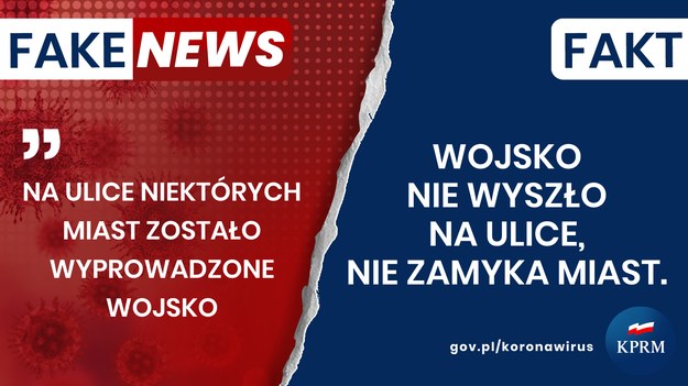 Wojsko nie wyszło na ulice /KPRM /