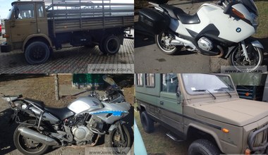 Wojsko znowu sprzedaje motocykle, terenówki i ciężarówki. Ceny są śmieszne