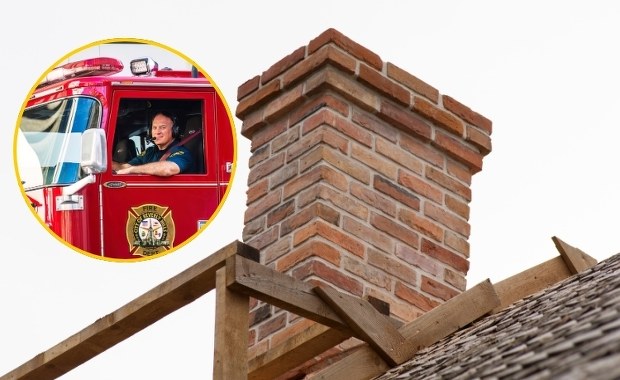 Wołanie o pomoc z wnętrza komina. Nieprawdopodobna historia