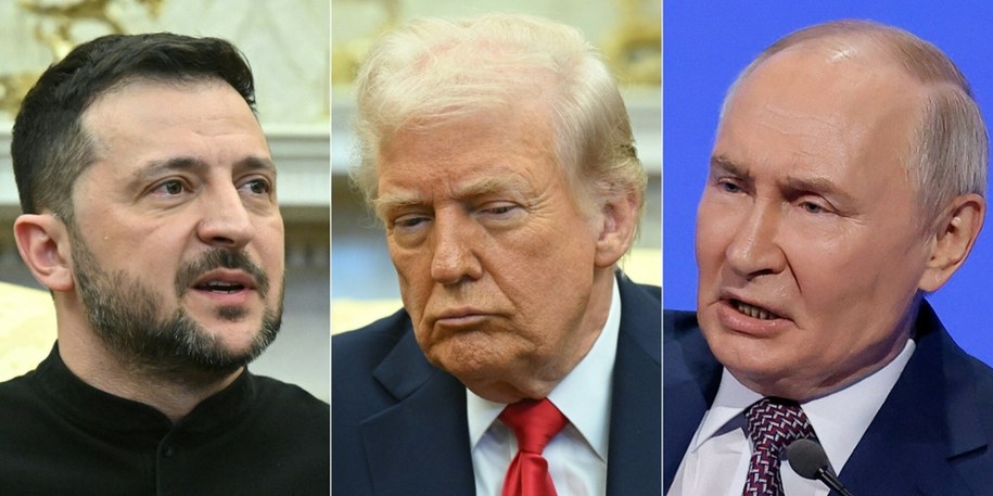 Wołodymyr Zełenski, Donald Trump i Władimir Putin /SAUL LOEB/AFP/East News /East News