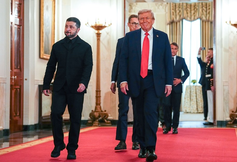Wołodymyr Zełenski, Donald Trump /AARON SCHWARTZ /PAP