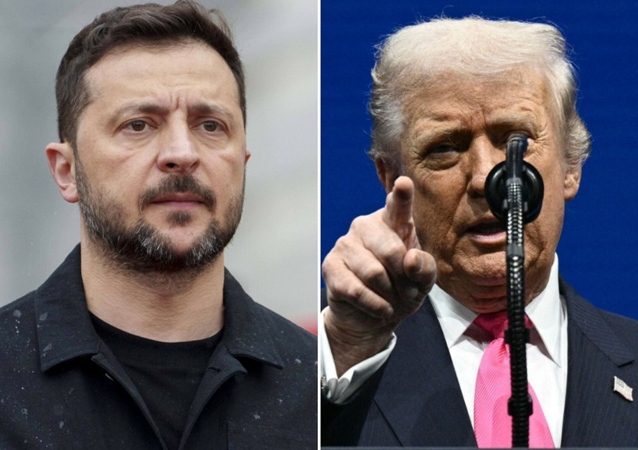 Wołodymyr Zełenski, Donald Trump /Brendan Smialowski /East News