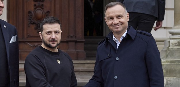 Wołodymyr Zełenski i Andrzej Duda /PRESIDENTIAL PRESS SERVICE / HANDOUT /PAP/EPA