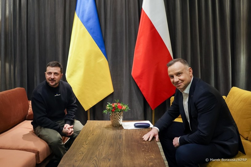 Wołodymyr Zełenski i Andrzej Duda /KPRP/Marek Borawski /materiał zewnętrzny