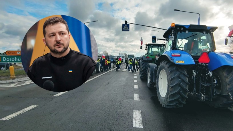 Володимир Зеленський та протестуючі фермери з «Обдуреного села» /Global Images Ukraine / Автор/ Getty Images /Getty Images