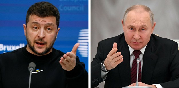 Wołodymyr Zełenski i Władimir Putin /LUDOVIC MARIN/AFP /East News