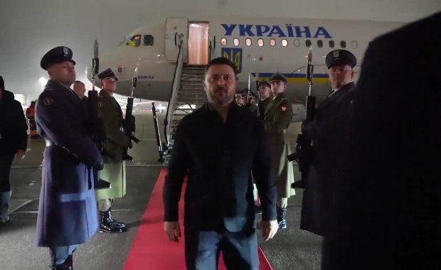 Wołodymyr Zełenski jest już w Polsce