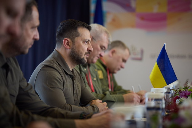 Wołodymyr Zełenski na szczycie G7 w Hiroszimie. /UKRAINIAN PRESIDENTIAL PRESS SERVICE HANDOUT HANDOUT /PAP/EPA