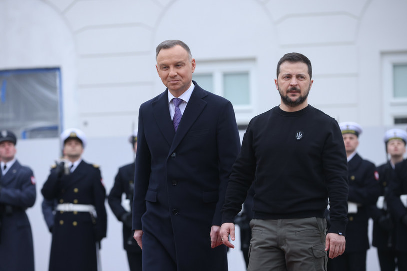 Wołodymyr Zełenski odwiedził Polskę po raz pierwszy od rozpoczęcia wojny w Ukrainie / Andrzej Iwanczuk /Reporter