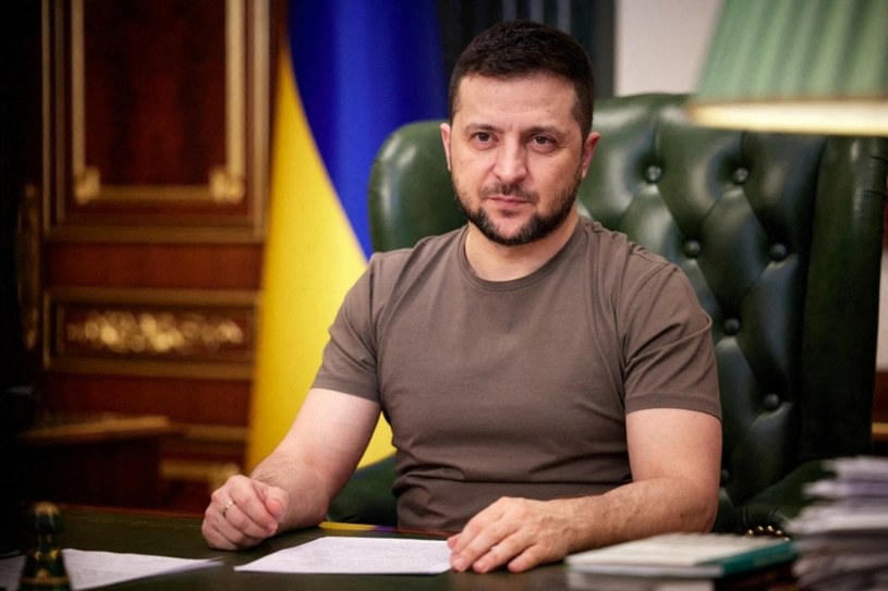 Wołodymyr Zełenski - prezydent Ukrainy /AFP PHOTO /UKRAINIAN PRESIDENTIAL PRESS SERVICE /East News