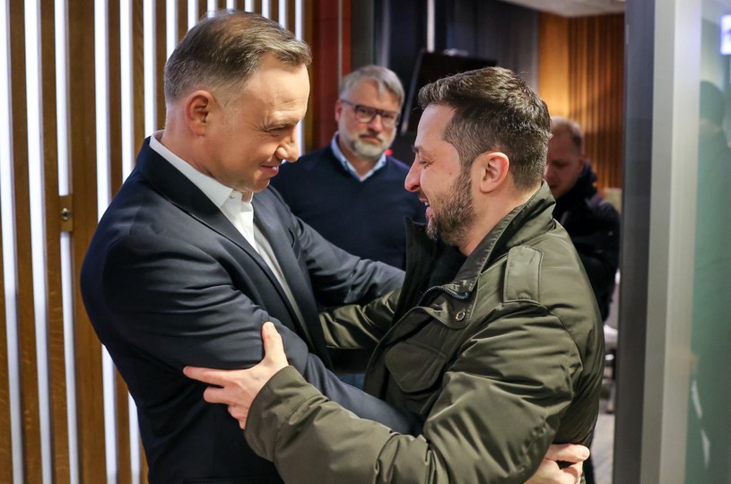 Wołodymyr Zełenski spotkał się z Andrzejem Dudą /Jakub Szymczuk/KPRM /materiały prasowe