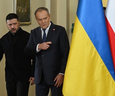 Wołodymyr Zełenski u Donalda Tuska. "Jesteś bohaterem"