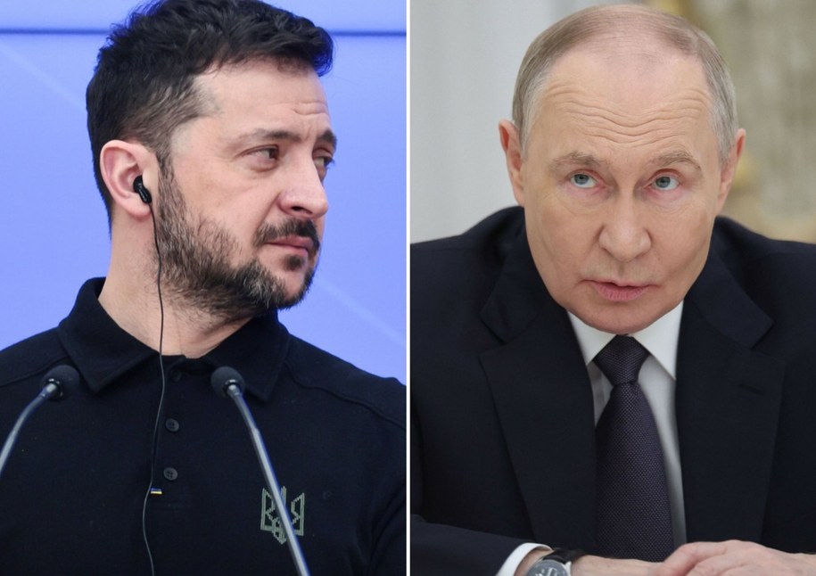 Wołodymyr Zełenski, Władimir Putin, fot. RAMIL SITDIKOV/AFP /Anita Walczewska /East News