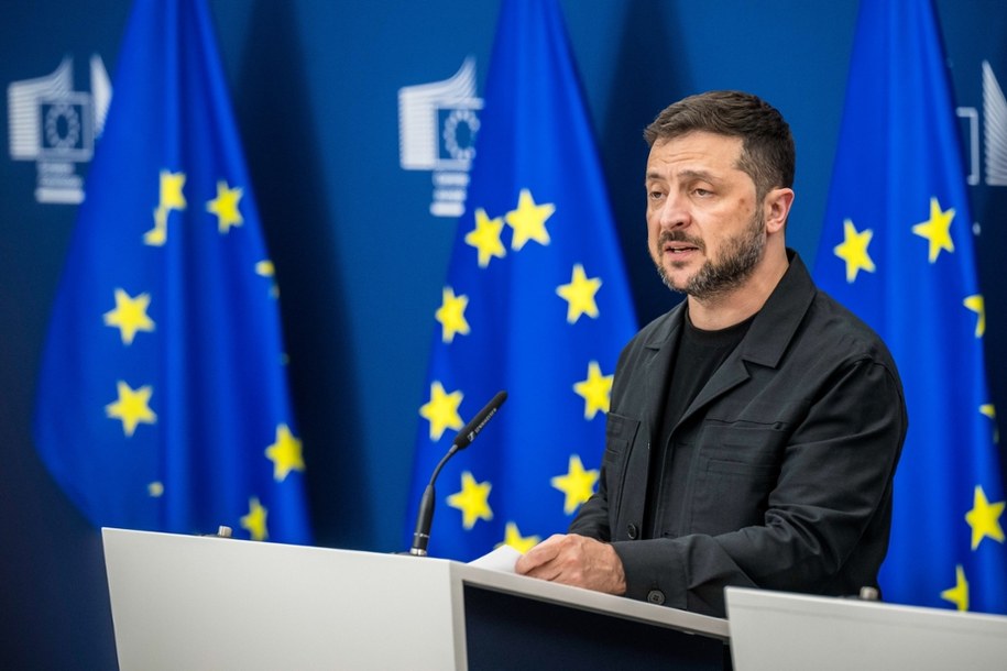 Wołodymyr Zełenski, zdj. z ubiegłego roku / 	Wiktor Dąbkowski    /PAP