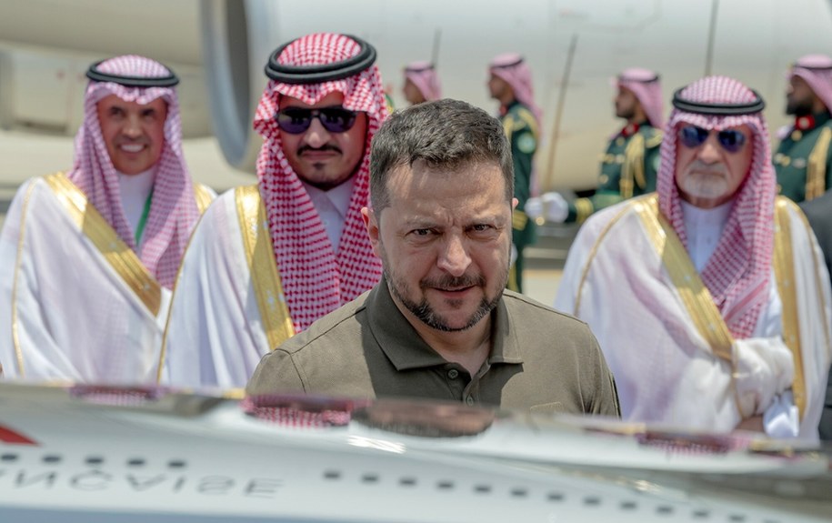Wołodymyr Zełenski został powitany przez arabskich przywódców /SAUDI PRESS AGENCY HANDOUT /PAP/EPA