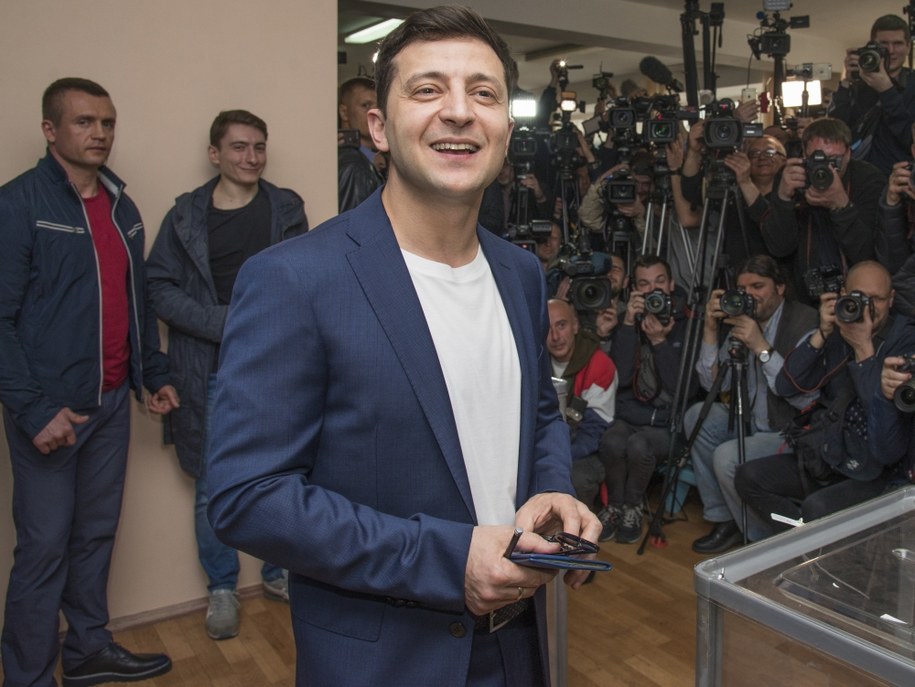 Wołodymyr Zełenski /ZOYA SHU /PAP/EPA