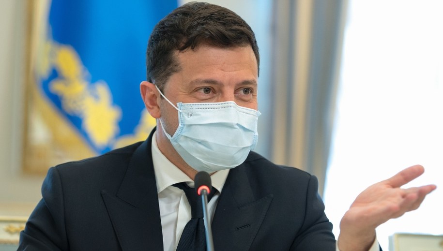 Wołodymyr Zełenski /PRESIDENTIAL OFFICE /PAP/EPA