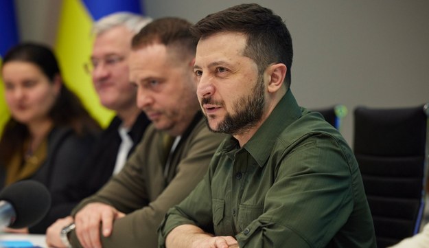 Wołodymyr Zełenski /UKRAINIAN PRESIDENTIAL PRESS SERVICE HANDOUT HANDOUT /PAP/EPA