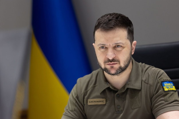 Wołodymyr Zełenski /PAP/EPA/UKRAINIAN PRESIDENTIAL PRESS SERVICE HANDOUT /