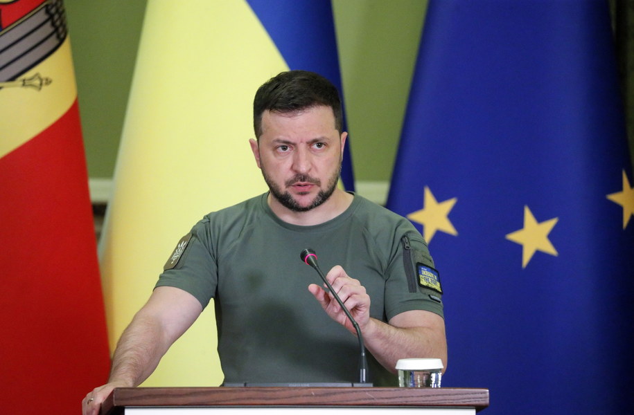 Wołodymyr Zełenski /SERGEY DOLZHENKO /PAP/EPA