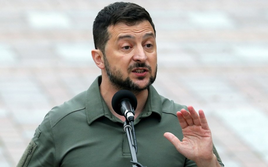 Wołodymyr Zełenski /SERGEY DOLZHENKO /PAP/EPA