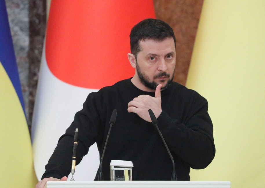 Wołodymyr Zełenski /SERGEY DOLZHENKO /PAP/EPA